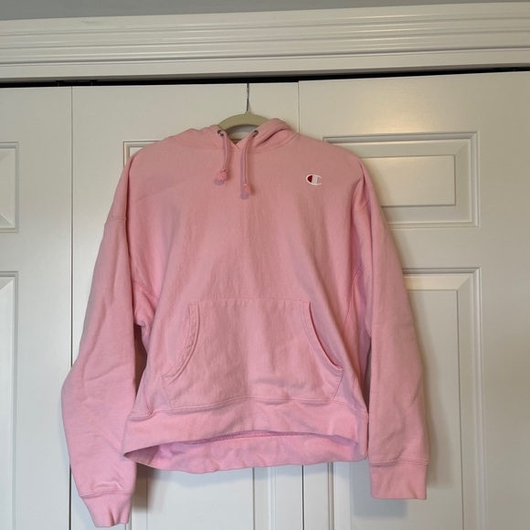 Champion reverse weave pink hoodie. Reverse weave. - Picture 1 of 5